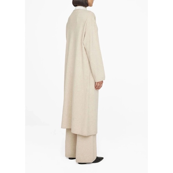 Anine Bing Jasni Midi Cardigan in Oat Size M - Picture 3 of 16